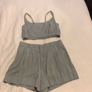 Sage green 2 piece set